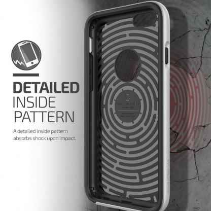 Verus High Pro Shield Case - хибриден удароустойчив кейс за iPhone 6S, iPhone 6 (сребрист) 3