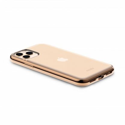Moshi Vitros Case - силиконов (TPU) калъф за iPhone 11 Pro (прозрачен-златист) 4