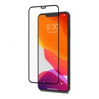 Moshi IonGlass - стъклено защитно покритие за целия дисплей на iPhone 11 Pro Max, iPhone XS Max (прозрачен-черен) 2