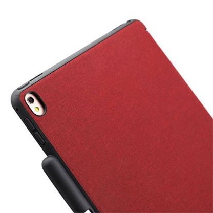 Prodigee Expert Case - кожен калъф, тип папка и поставка за iPad Pro 12.9 (червен) 3
