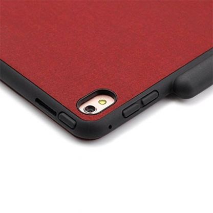 Prodigee Expert Case - кожен калъф, тип папка и поставка за iPad Pro 12.9 (червен) 7