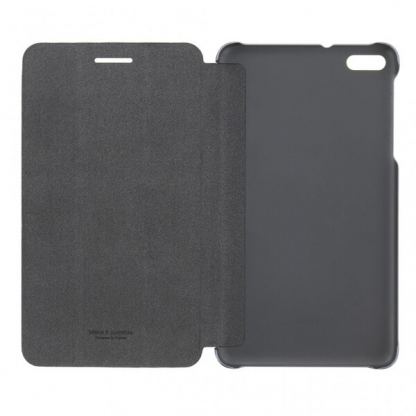 Huawei Flip Case - оригинален кожен калъф за Huawei MediaPad T1 7.0 (тъмносив) 3