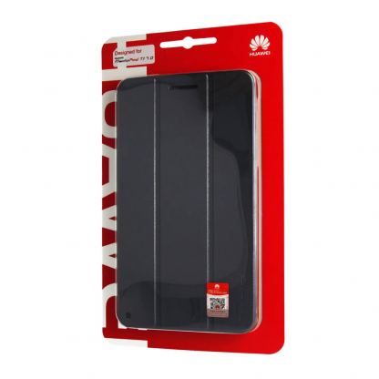 Huawei Flip Case - оригинален кожен калъф за Huawei MediaPad T1 7.0 (тъмносив) 4