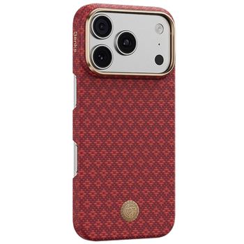 Кевларен кейс с MagSafe за iPhone 18 Pro, iPhone 17 Pro - Benks ArmorGrid ArmorAir Magnetic Kevlar Metal Frame Case 600D (red) 3
