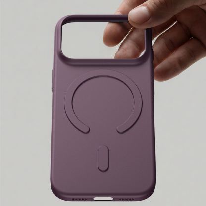 Качествен тънък матиран кейс с MagSafe за iPhone 18 Pro Max, iPhone 17 Pro Max - AmazingThing Minimal Air MagSafe Case (лилав) 7
