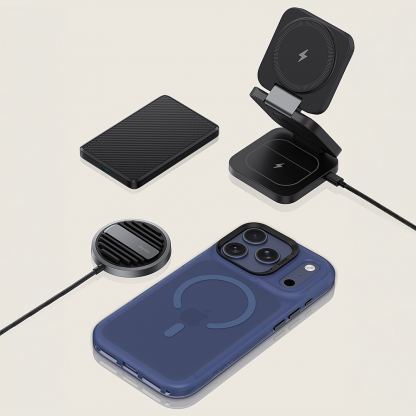 Хибриден с удароустойчив кейс с MagSafe за iPhone 18 Pro Max, iPhone 17 Pro Max - Benks Magnetic Lucid Armor Camera Control Button Case (blue) 4