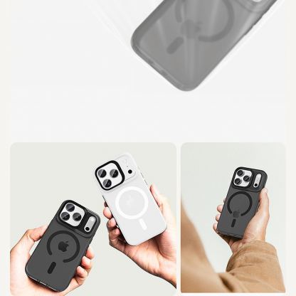 Хибриден удароустойчив кейс с MagSafe за iPhone 18 Pro Max, iPhone 17 Pro Max - Benks Magnetic Lucid Armor Camera Control Button Case (black) 6