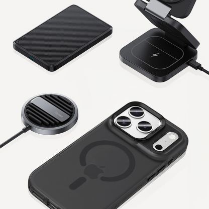 Хибриден удароустойчив кейс с MagSafe за iPhone 18 Pro Max, iPhone 17 Pro Max - Benks Magnetic Lucid Armor Camera Control Button Case (black) 10