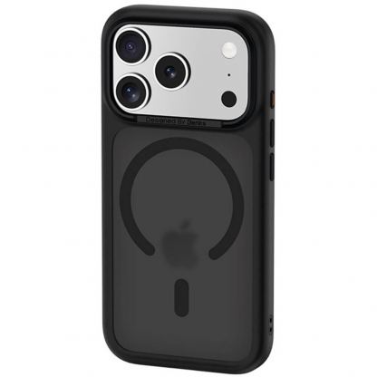 Хибриден удароустойчив кейс с MagSafe за iPhone 18 Pro, iPhone 17 Pro - Benks Magnetic Mist Metal Frame Case with Camera Control Button (черен) 3