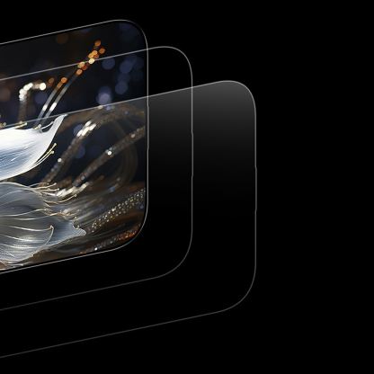 Калено стъклено защитно покритие за дисплея на iPhone 18 Pro, Phone 17 Pro - Benks Tempered glass Glass Warrior 2.0 AR-EZFita (черен-прозрачен) 5