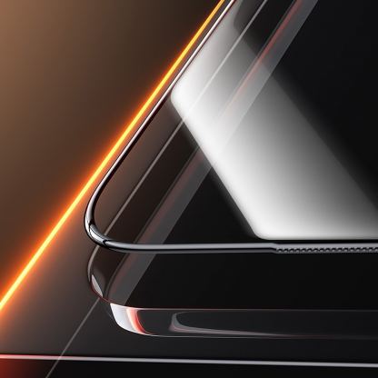 Калено стъклено защитно покритие за дисплея на iPhone 18 Pro, Phone 17 Pro - Benks Tempered glass Glass Warrior 2.0 AR-EZFita (черен-прозрачен) 9