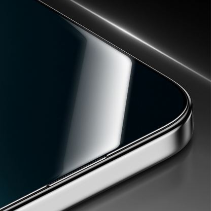 Калено стъклено защитно покритие със сапфирени частици на iPhone 18 Pro Max, iPhone 17 Pro Max - Benks Tempered glass Glass Warrior Sapphire Coating (черен-прозрачен) 9