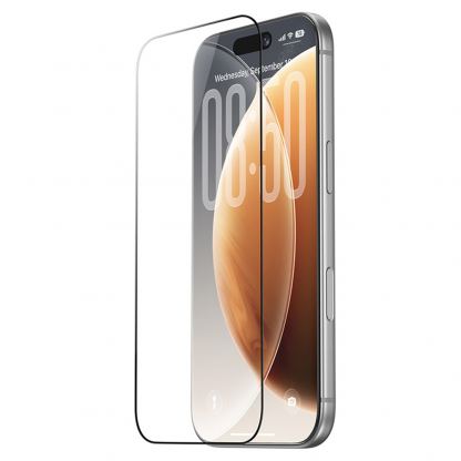 Калено стъклено защитно покритие със сапфирени частици на iPhone 18 Pro, iPhone 17 Pro - Benks Tempered Glass Omni Warrior Anti-Drop Eye-Friendly HD 3