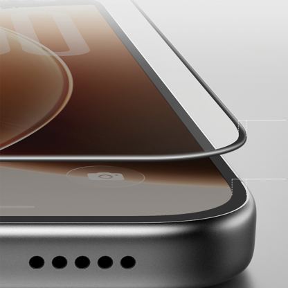 Калено стъклено защитно покритие със сапфирени частици на iPhone 18 Pro, iPhone 17 Pro - Benks Tempered Glass Omni Warrior Anti-Drop Privacy 9