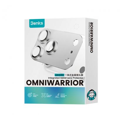 Предпазна плочка за камерата на iPhone 18 Pro Max, iPhone 17 Pro Max - Benks Tempered Glass Omni Warrior Metal Integrated AR Camera Lens Protector  9
