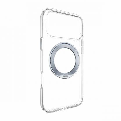 Хибриден удароустойчив кейс с MagSafe и вградена поставка за iPhone 18 Pro, iPhone 17 Pro - MagEasy MagStand 360 M Case (прозрачен) 3