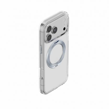 Хибриден удароустойчив кейс с MagSafe и вградена поставка за iPhone 18 Pro, iPhone 17 Pro - MagEasy MagStand 360 M Case (прозрачен) 4