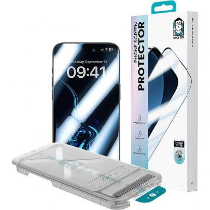 Калено стъклено защитно покритие за дисплея на iPhone 17 Pro Max, iPhone 18 Pro Max - Benks Ultra Shield HD Tempered Glass (черен-прозрачен) 9