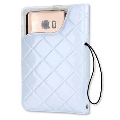 4smart Waterproof Wallet Case Rimini - универсален водоустойчив калъф за смартфони до 6 инча (бял) 2