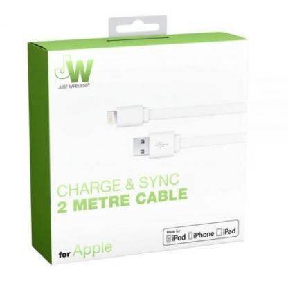 Just Wireless Lightning USB Cable - USB кабел за iPhone, iPad и устройства с Lightning порт (2 метра) 3