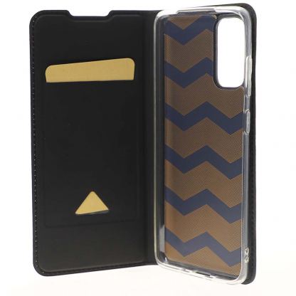 4smarts Flip Case URBAN Lite - кожен калъф с поставка и отделение за кр. карта за Samsung Galaxy S20, S20 5G (черен) 2