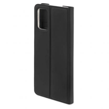 4smarts Flip Case URBAN Lite - кожен калъф с поставка и отделение за кр. карта за Samsung Galaxy S20, S20 5G (черен) 4