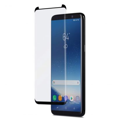 Moshi IonGlass - стъклено защитно покритие за целия дисплей на Samsung Galaxy S9 (прозрачен-черен) 2