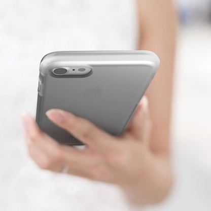 iLuv Gelato Case - силиконов (TPU) калъф за iPhone 8, iPhone 7, iPhone SE (2020) (прозрачен-мат) 4
