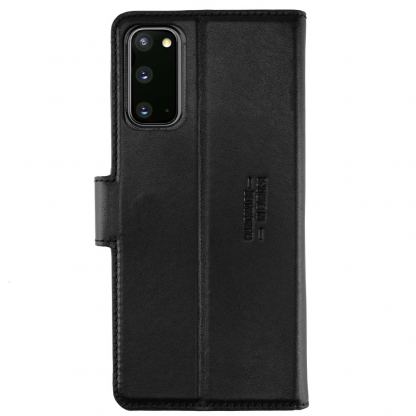 JT Berlin BookCase Kreuzberg Case - хоризонтален кожен (естествена кожа) калъф тип портфейл за Samsung Galaxy S20 (черен) 4