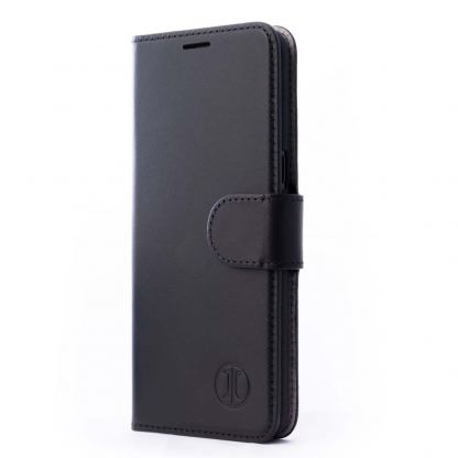 JT Berlin BookCase Kreuzberg Case - хоризонтален кожен (естествена кожа) калъф тип портфейл за Samsung Galaxy S20 Plus (черен) 2