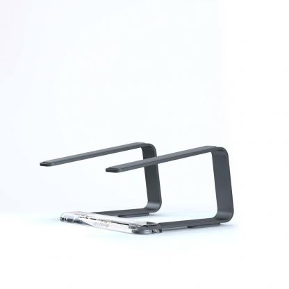 Griffin Elevator Computer Laptop Stand - настолна алуминиева поставка за MacBook и лаптопи (тъмносива) 4