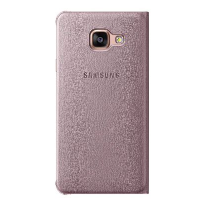 Samsung Flip Cover EF-WA310PZEGWW - оригинален кожен кейс за Samsung Galaxy A3 (2016) (розово злато) 2