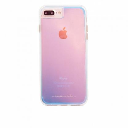 CaseMate Naked Tough Iridescent Case - кейс с висока защита за iPhone 7 Plus, iPhone 8 Plus, iPhone 6S Plus, iPhone 6 Plus 2