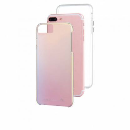 CaseMate Naked Tough Iridescent Case - кейс с висока защита за iPhone 7 Plus, iPhone 8 Plus, iPhone 6S Plus, iPhone 6 Plus 3