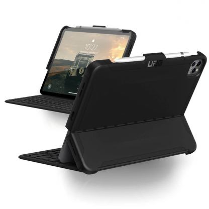 Urban Armor Gear Scout Case - удароустойчив хибриден кейс от най-висок клас за iPad Pro 11 (2020) (черен) 8