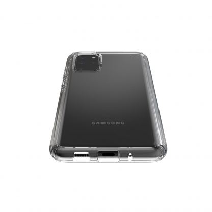 Speck Presidio Perfect Clear Case - удароустойчив хибриден кейс за Samsung Galaxy S20 Plus (прозрачен) 5
