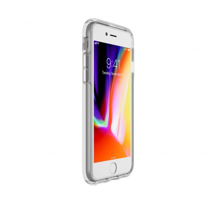 Speck Presidio Perfect Clear Case - удароустойчив хибриден кейс за iPhone 8, iPhone 7, iPhone SE (2020) (прозрачен) 5
