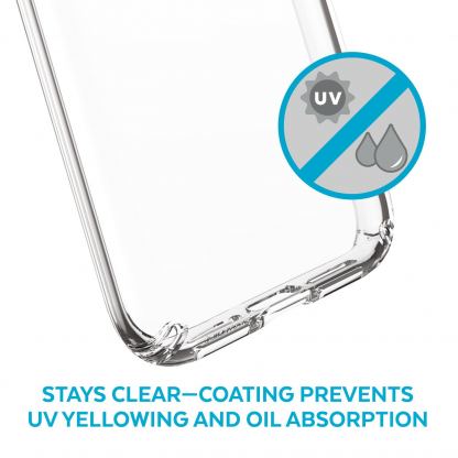 Speck Presidio Perfect Clear Case - удароустойчив хибриден кейс за iPhone 8, iPhone 7, iPhone SE (2020) (прозрачен) 6