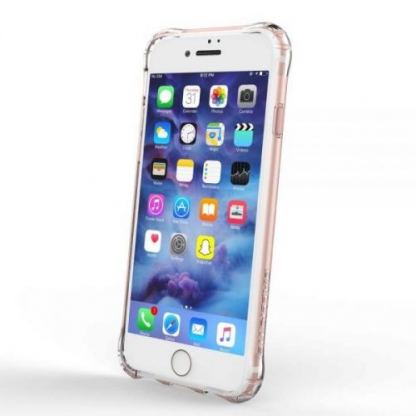 Ballistic Jewel Essence Case - хибриден удароустойчив кейс за iPhone SE 2020, iPhone 7, iPhone 8 (прозрачен с розови точки) 6