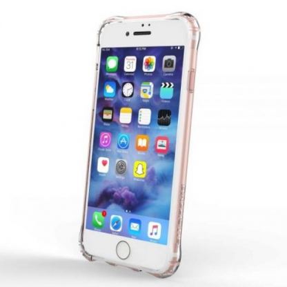 Ballistic Jewel Essence Case - хибриден удароустойчив кейс за iPhone SE 2020, iPhone 7, iPhone 8 (прозрачен с черни точки) 5