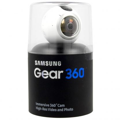 Samsung Gear 360 - 360-градусова камера за Samsung Gear VR и Galaxy смартфони (бял) 5
