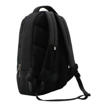 Laptop Backpack - полиестерна раница за преносими компютри до 15.6 инча (черна) 4