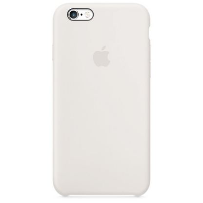 iPhone Silicone Case - тънък термополиуретанов силиконов кейс за iPhone 6, iPhone 6S (кремав) 4