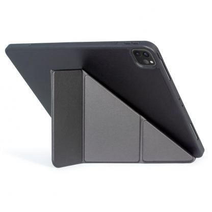 Torrii Torrio Plus Case - кожен кейс и поставка с отделение за Apple Pencil за iPad Pro 12.9 (2020), iPad Pro 12.9 (2018) (черен) 3