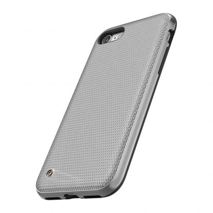 STILMIND Chain Armor Case - удароустойчив хибриден кейс за iPhone SE 2020, iPhone 7, iPhone 8 (сребрист) 6