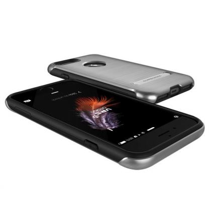 Verus Duo Guard Case - висок клас хибриден удароустойчив кейс за iPhone SE 2020, iPhone 7, iPhone 8 (сребрист) 3