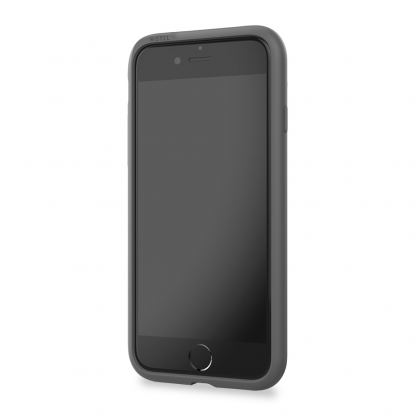 STILMIND Mystic Pebble Case - удароустойчив хибриден кейс с отделение за кр. карта за iPhone SE 2020, iPhone 7, iPhone 8 (черен) 5