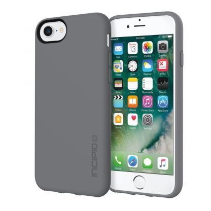 Incipio NGP Case - удароустойчив силиконов (TPU) калъф за iPhone SE 2020, iPhone 7, iPhone 8, iPhone 6S, iPhone 6 (сив) 3