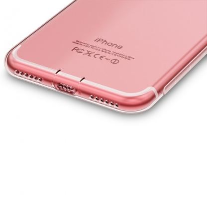 Devia Naked Case - тънък силиконов (TPU) калъф (0.5 mm) за iPhone SE 2020, iPhone 7, iPhone 8 (розово злато) 4