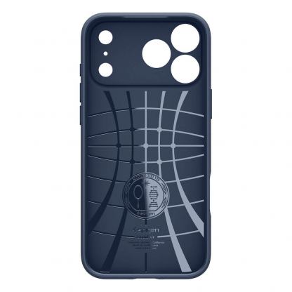 Удароустойчив силиконов (TPU) калъф за iPhone 18 Pro Max, iPhone 17 Pro Max - Spigen Liquid Air Case (тъмносин) 3